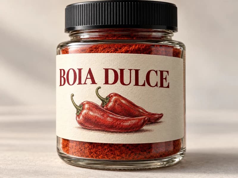 Exemplu demo de etichetă pentru produse alimentare
