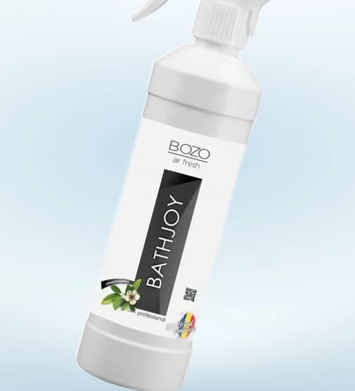 Eticheta Bozo Bathjoy, produsă de Flexo