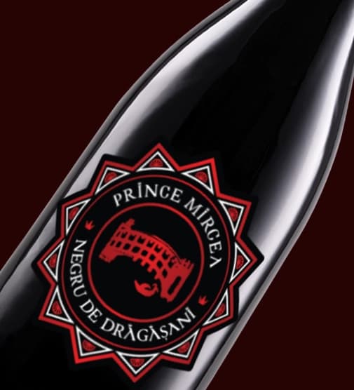 Eticheta Prince Mircea, Domeniile Vinarte, produsă de Flexo